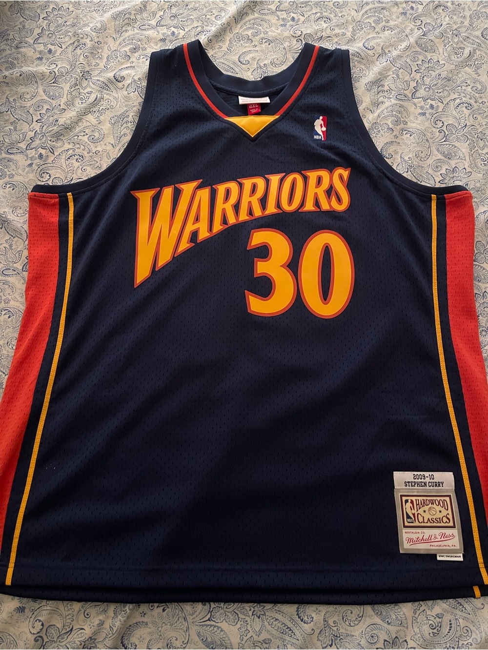 Mitchell and Ness Stephen Curry Jersey